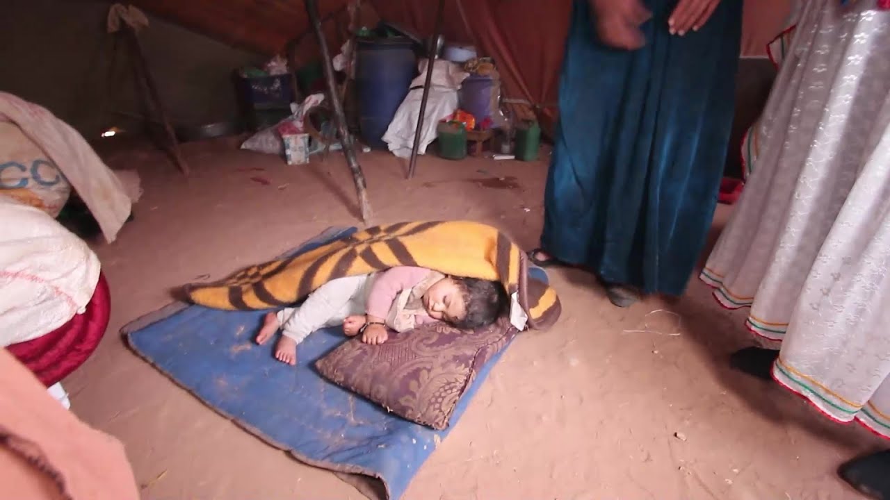 عائلة تعيش ظروفا مزرية في خيمة وسط صحراء البيض.. 