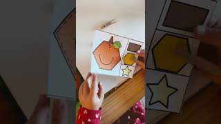 Free Pumpkin Shape Activities at craftycurriculum.com