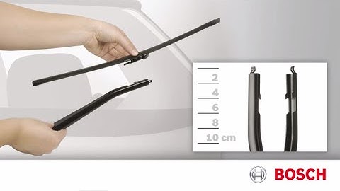 Rear Type 3 Connection - How to Install Bosch Spectrum DirectFit Rear Wiper Blades
