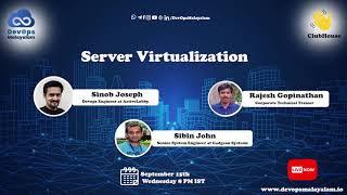Server Virtualization  #Server #virtualization #devops #devopsmalayalam #malayalam #clubhouse