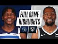 Brooklyn Nets vs. Minnesota Timberwolves Full Game Highlight | NBA Preseason 2021-22