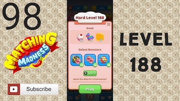 Matching Madness: Match 3 Puzzle games. Level 188 #tinytacticsgames