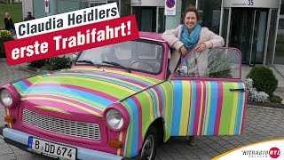 HITRADIO RTL: Claudia Heidlers erste Trabifahrt!