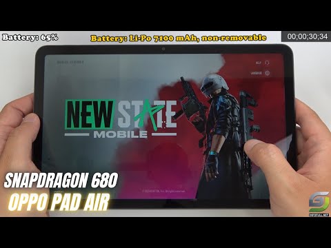 Oppo Pad Air test game PUBG New State