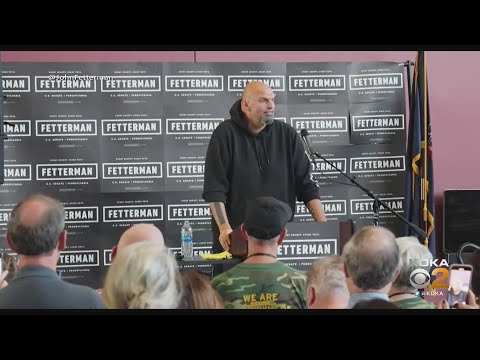 John Fetterman holds