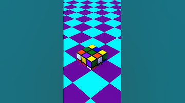 Perfect Fit RubikNeon Cube  #satisfyingvideo #neon