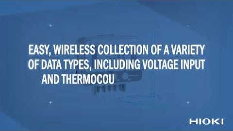 Hioki LR8515 Wireless Voltage/Temp Logger