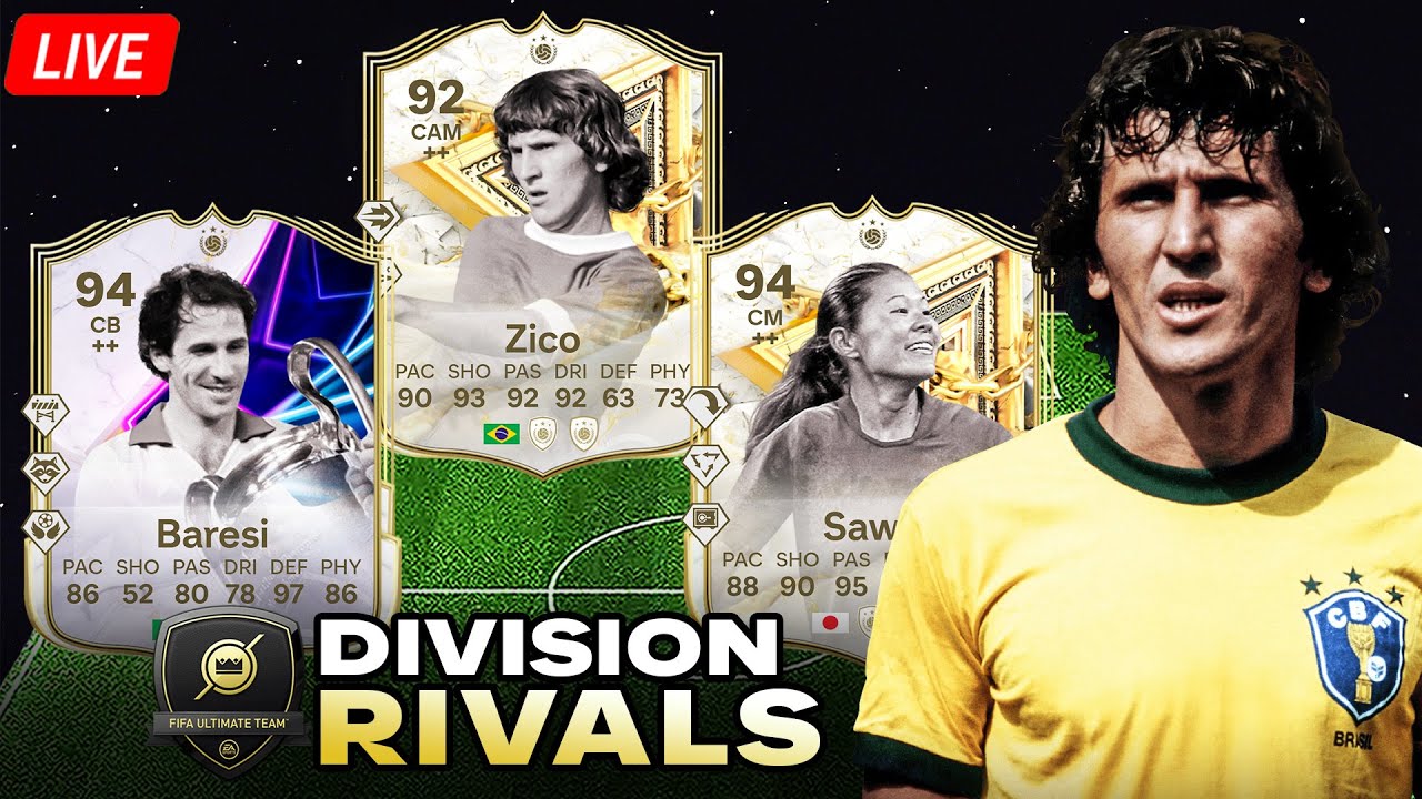 🔴LIVE ลุย Division Rivals w/ 92 Zico / 94 Sawa / 94 Baresi 💛💚 - FC 25 Ultimate Team