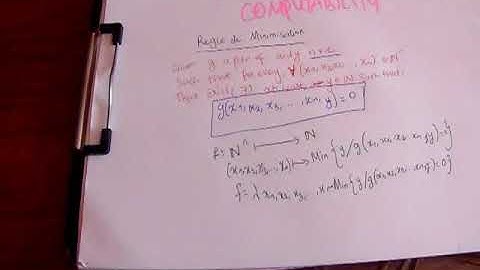 Programmation functionelle: Regle de minimisation