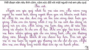 Groep 3 | Schrijf een alinea waarin je je gevoelens en emoties uitdrukt ten opzichte van iemand v...