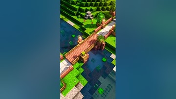Beautiful bridge in minecraft🔥🔥#shorts#youtubeshorts#minecraft#bridge#viral#viralshorts#trending