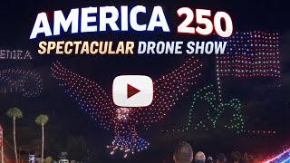 America 250 Spectacular 🇺🇸 Epic Drone Show You Must See