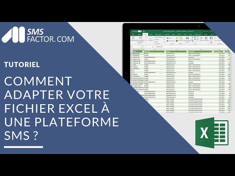 Comment adapter votre fichier Excel pour une plateforme SMS ?