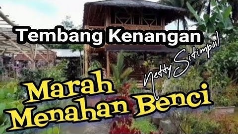 Tembang Kenangan MERAH MENAHAN BENCI  Lyrics by NETTY SITOMPUL