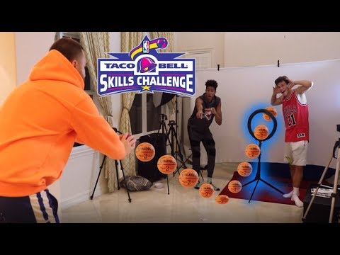 MINI HOOP BBALL SKILLS CHALLENGE!!!