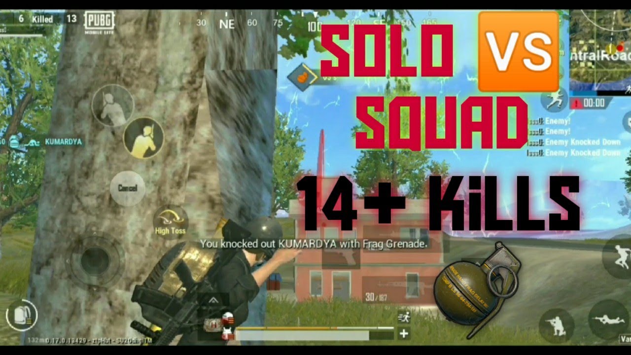 || Solo 🆚 squad Interesting fight Gameplay PUBG mobile Lite|| - YouTube