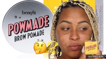 (New) Benefit Powmade Brow pomade|eyebrow tutorial| Beginners friendly + Review