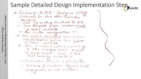 The Design Implementation Process - Applying a Methodology to Network Design