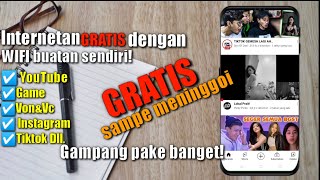 Cara internetan GRATIS dengan WIFI buatan sendiri |Internet gratis