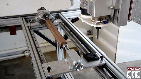 CNC Rotary Hand Tool Handle with Vectric Aspire