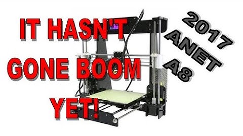 Anet A8 Up & Running Again   Last Print Was May 2020