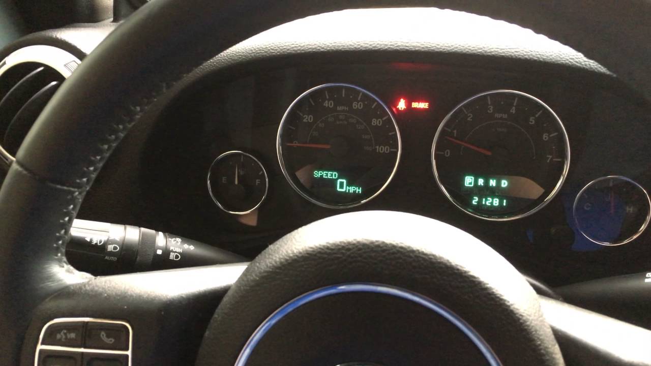 2014 Jeep Wrangler JKU Digital Speedometer YouTube