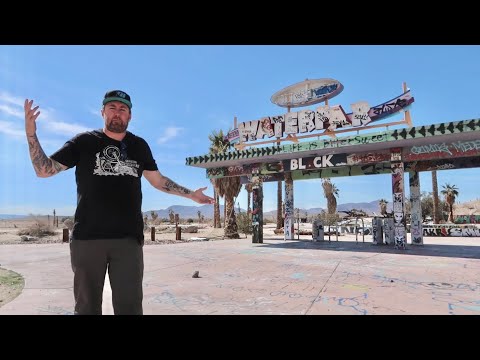 The Empty Roadside Stops From Los Angeles To Las Vegas - Closed Waterpark In Desert / Baker & Zzyzx