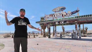 The Empty Roadside Stops From Los Angeles To Las Vegas - Closed Waterpark In Desert / Baker & Zzyzx