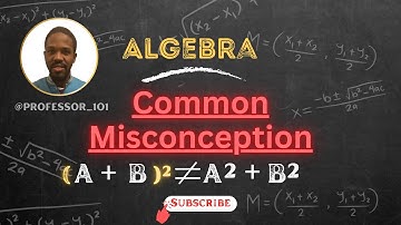 Common Mistakes in Mathematics. The Sum of Two Squares Vs Perfect Squares.