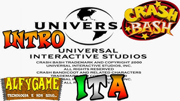 Crash Bash TITLE SCREEN in italiano "Sony Computer Entertainment Europe Presents"