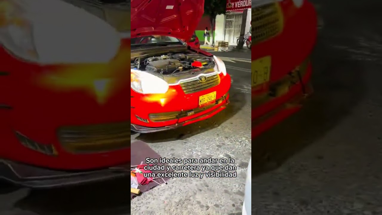 Foco de LED tricolor para carro 🤯💡 + info 5556649346 