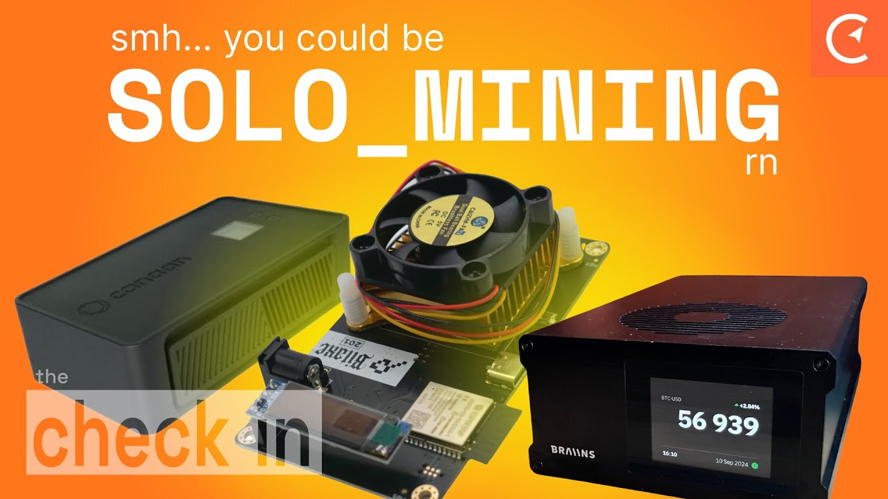 Why You Should Be Solo Mining Bitcoin ⛏️⚡️ | The Check In