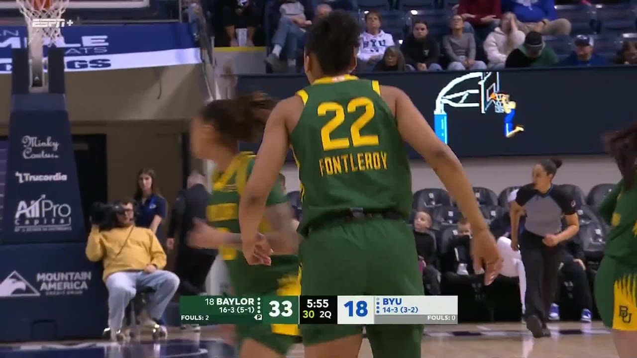 Baylor Basketball (W): Bella Fontleroy Highlights (12 PTS) vs BYU | January 17, 2026
