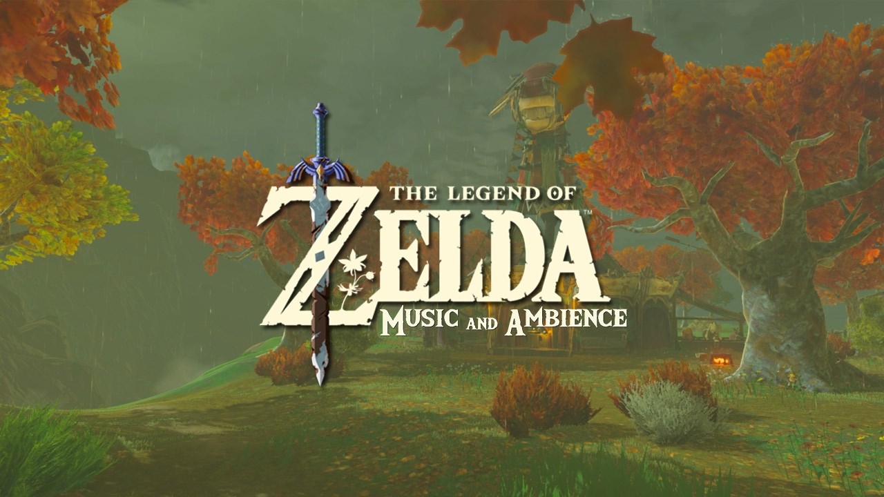 A Rainy day vibe in zelda ambience ( Relaxing video games music for dreamy days)