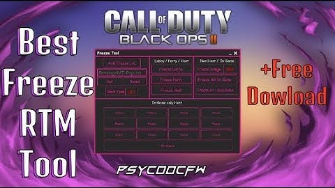 🔵[Bo2/Rtm] Best Freeze Tool (Non-Host Freeze In-Game, More) + Free Download