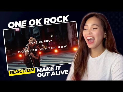 FIRST TIME REACT - ONE OK ROCK × Monster Hunter Now "Make It Out Alive" Music Video