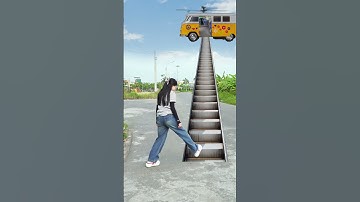 No Roads No Problem – Our Bus Flies!#vfx #funny #shorts #viralvideo