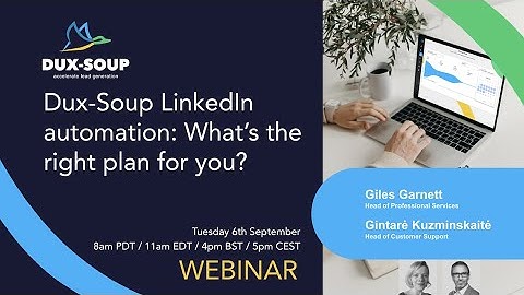 Dux-Soup LinkedIn automation: What