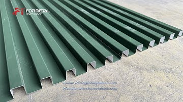 We are TESTING Great Wall Cladding Profile Roll Forming Line | Formetal Technology