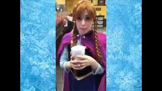 Manda's Enchanted Events - Anna in Dunkin Donuts