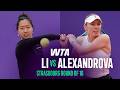 Ann Li vs. Ekaterina Alexandrova | 2026 Strasbourg Round of 16 | WTA Match Highlights