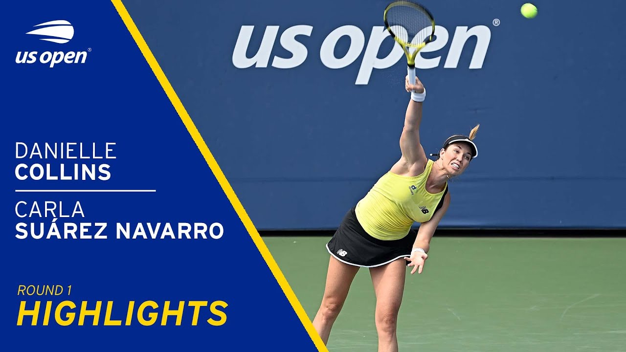 Danielle Collins vs Carla Suárez Navarro Highlights | 2021 US Open Round 1