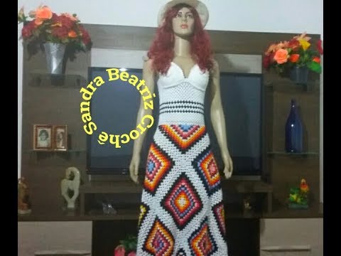 vestido de croche square