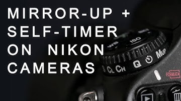 How to make a Nikon DSLR combine mirror-up with self-timer