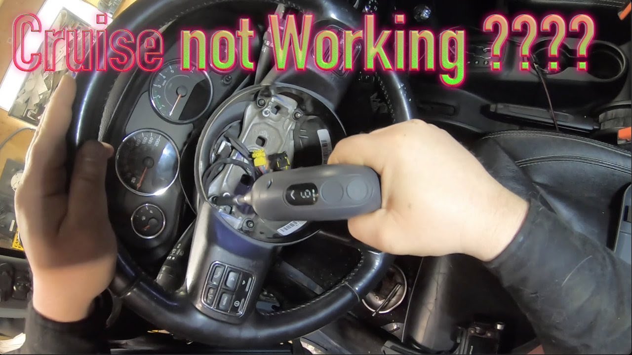 DIY How to Remove Jeep JK Cruise Control Switch - YouTube