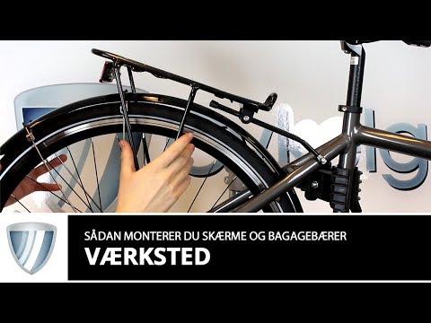 Video: Sådan Installeres Skærme På En Cykel