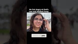 He Got Angry at Gods Law and STORMED AWAY! | Ray Comfort Apologetics Masterclass #LivingWaters