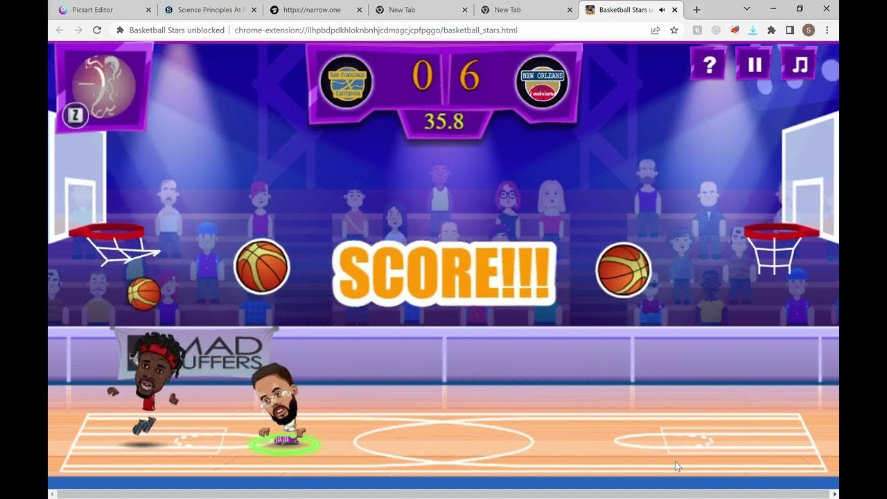 Basketball Stars unblocked YouTube