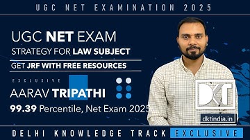 UGC NET Exam |  How to Prepare With Free Resources | By Aarav Tripathi, JRF In Law, NET Exam 2025