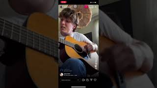 Boy In Space singing Roses live on Instagram